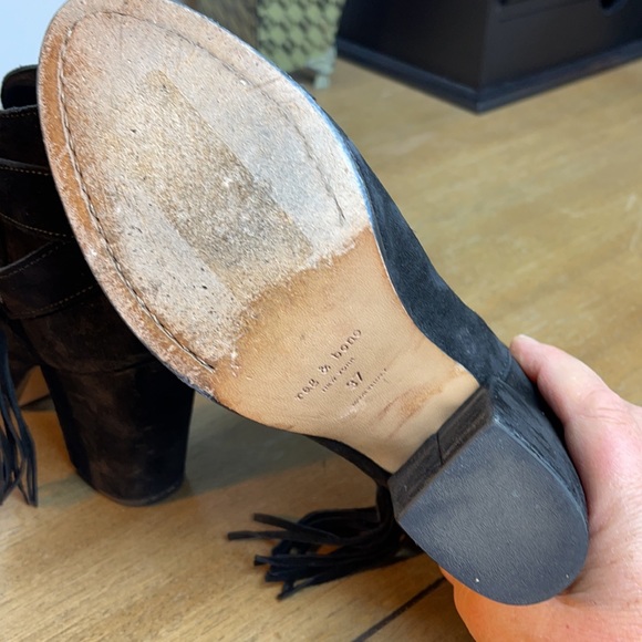 RAG AND BONE SUEDE BOOTIE - Picture 8 of 8